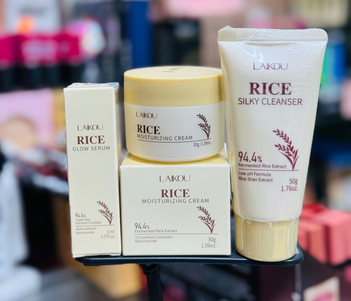 Rice COMBO (Facewash,Serum,Moisturizer)
