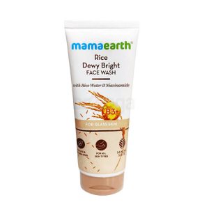 MamaEarth Dewy Rice Facewash